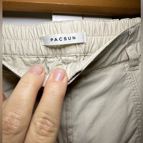 PacSun low rise puddle khaki pants super lightweight NWT - Picture 5 of 8